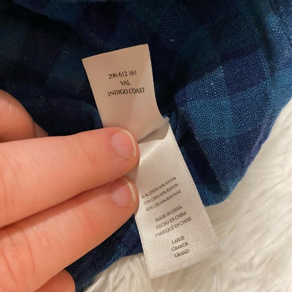 Rails Val Gingham Button Down In Indigo Coast Blu… - image 6